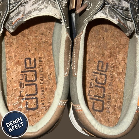 Hey Dude Mens WELSH NATURAL SAGE PALM CASUAL SLIP ON SHOE | NEW/NWT!!🌴 - Picture 9 of 11